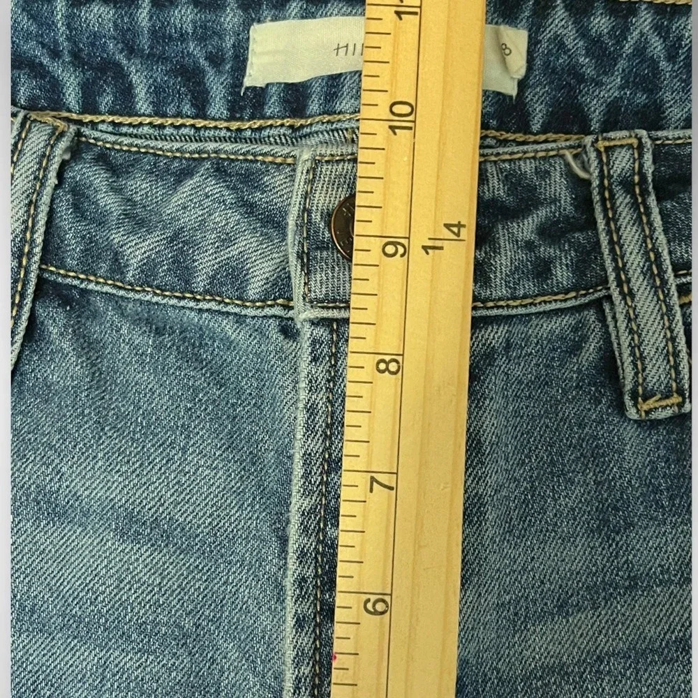 HIDDEN Bailey Slim‎ Fit Boyfriend Medium Wash Distressed Raw Hem Jeans 28 | EUC